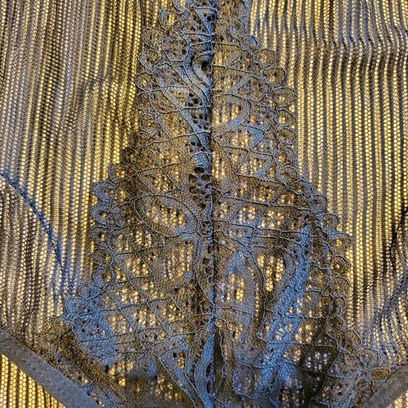 Blue Berry Daisy Fuentes Lace Side Teddy S - Picture 4 of 9